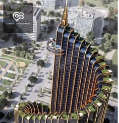 مكتبك دلوقتي بمقدم 10% فقط بتشطيب ممتاز  ب East Tower فيو مباشر علي البرج الايقوني بالعاصمه الاداريه الجديده 0