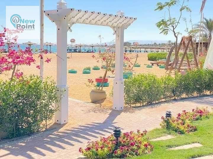 Receive immediately and invest in a fully finished sea view chalet in comfortable installments in the most prestigious resorts in Sokhna | Blue Blue 6