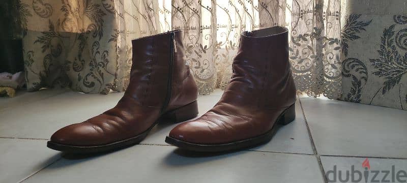 Oraby half boot genuine leather هاف بوت عرابي جلد طبيعي 1