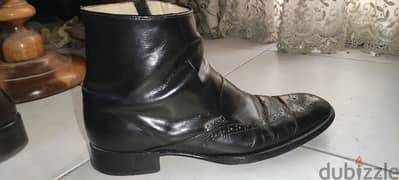 Oraby half boot genuine leather هاف بوت عرابي جلد طبيعي