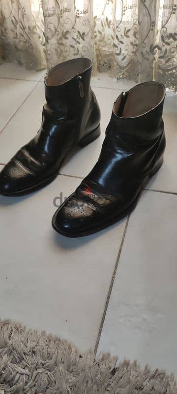 Oraby half boot genuine leather هاف بوت عرابي جلد طبيعي 1