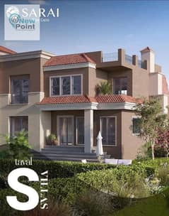 With a 42% discount, own a 5-bedroom villa with Madinaty in Sarai Compound in Mostakbal City