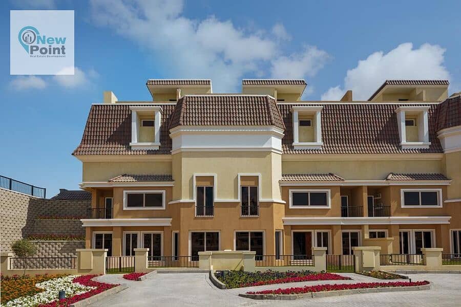 With a 42% discount, own a 5-bedroom villa with Madinaty in Sarai Compound in Mostakbal City 1