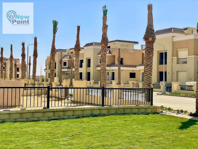 With a 42% discount, own a 5-bedroom villa with Madinaty in Sarai Compound in Mostakbal City 5