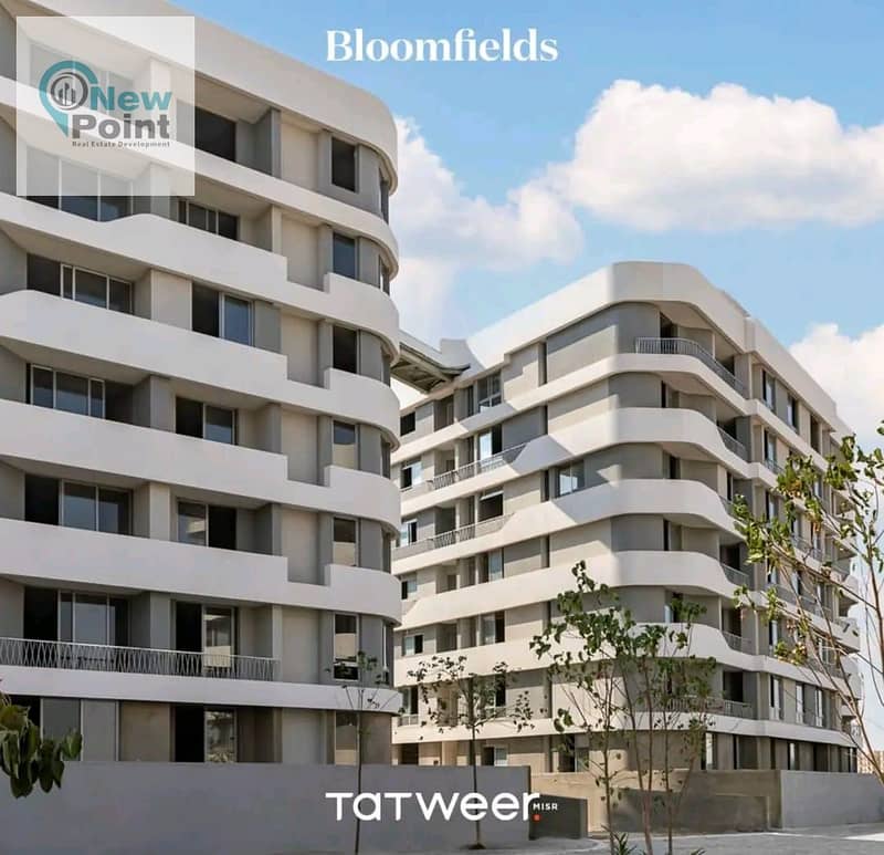 Take advantage of the offer | 10% down payment and 10 years installments | Fully finished apartment with one-year delivery in New Cairo | Bloomfields 4