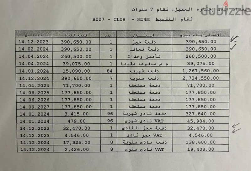 شقه للبيع فى مدينتى 100 متر فى B15 2