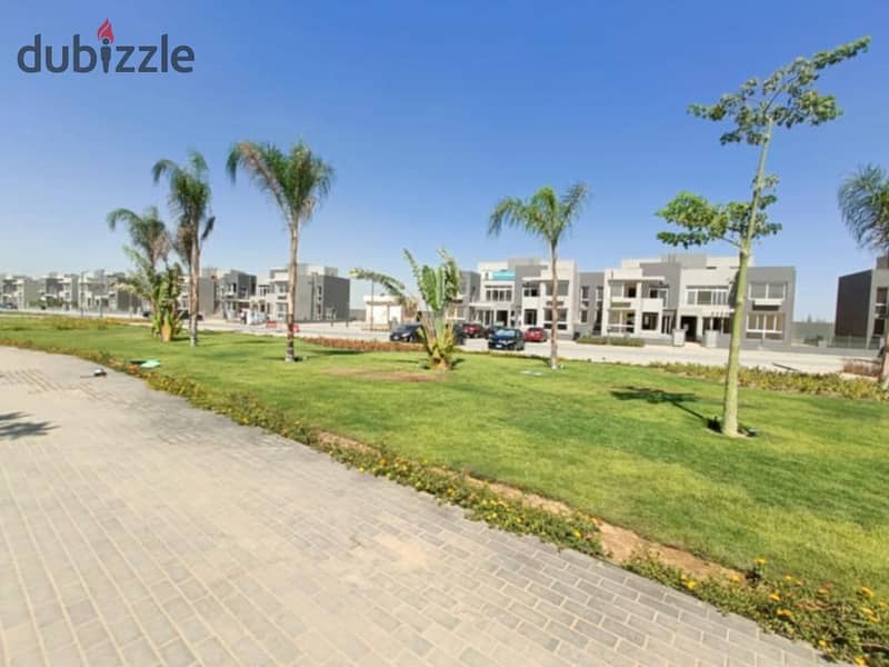 Apartment for sale in installments in October, semi-finished, in Kian Al Emara Compound, ground floor and two floors, the compound has full services | 9