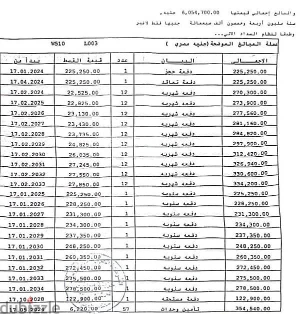 شقه للبيع فى مدينتى 109 متر فى B14 1