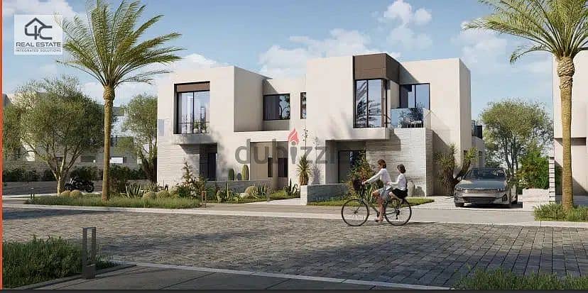 A great price for the sale price of a townhouse for sale in Middle, fully finished and in installments, in Zed 2