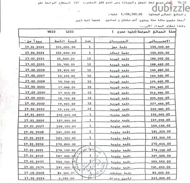 شقه للبيع فى مدينتى 75 متر فى B14 1