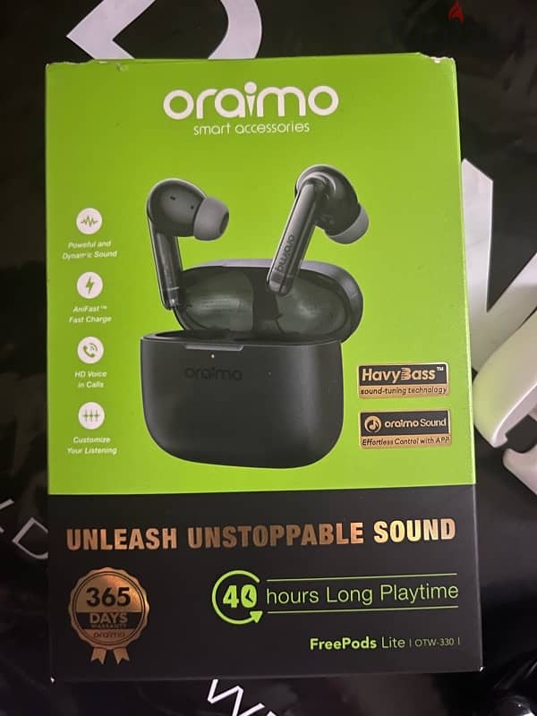 Oraimo Air Pods black 3