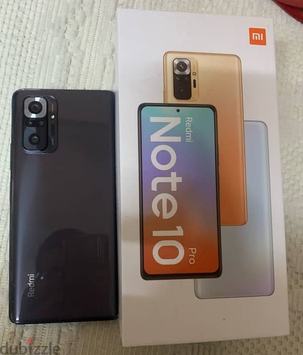 Redmi note 10 pro 8/128 حاله ممتازه بالعلبه 3