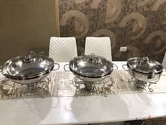 Service dish set from HomeCenter New 6 pieces / طقم بوفيه جديد ست قطع