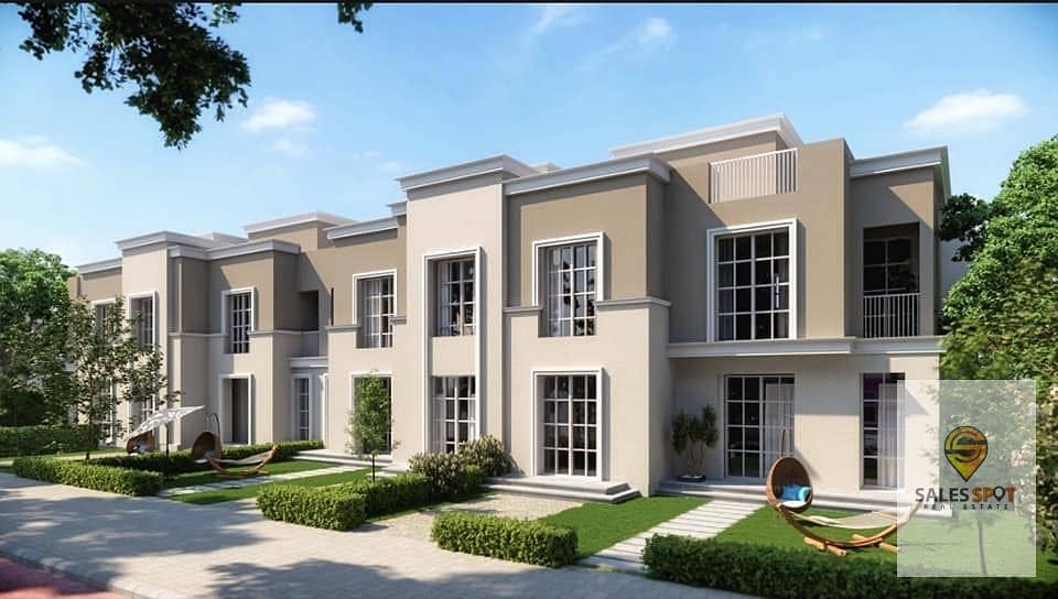 Own a villa ((3 floors)) for sale, all overlooking the view, at a special price in the heart of Mostakbal City, and also with a 42% cash discount in T 9