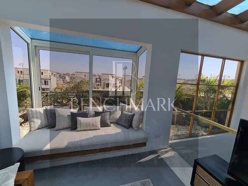 فيلا 155م للبيع في كمبوند كينجز واي مشروع شركة ماونتن فيو الجديد في مدينة 6 اكتوبر Upper Garden Villa Kingsway Compound Mountain View Company 3