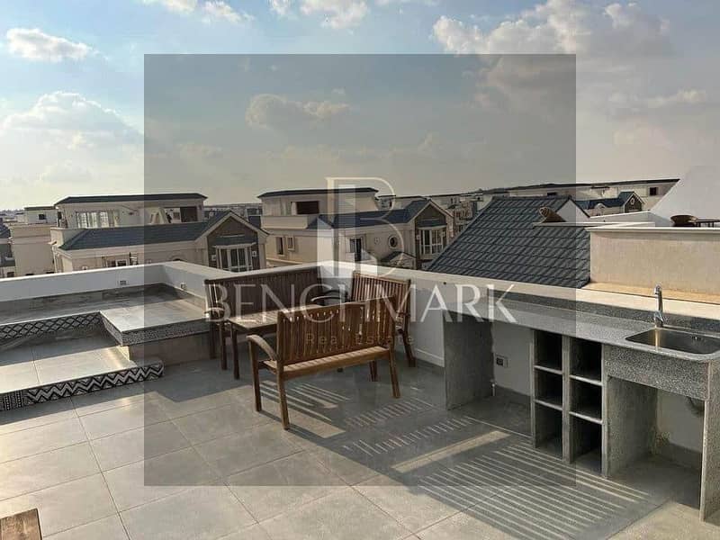 Upper Garden Villa 155m for sale in Kingsway Compound, Mountain View Company’s new project in 6th of October City in installments over 8 years 10