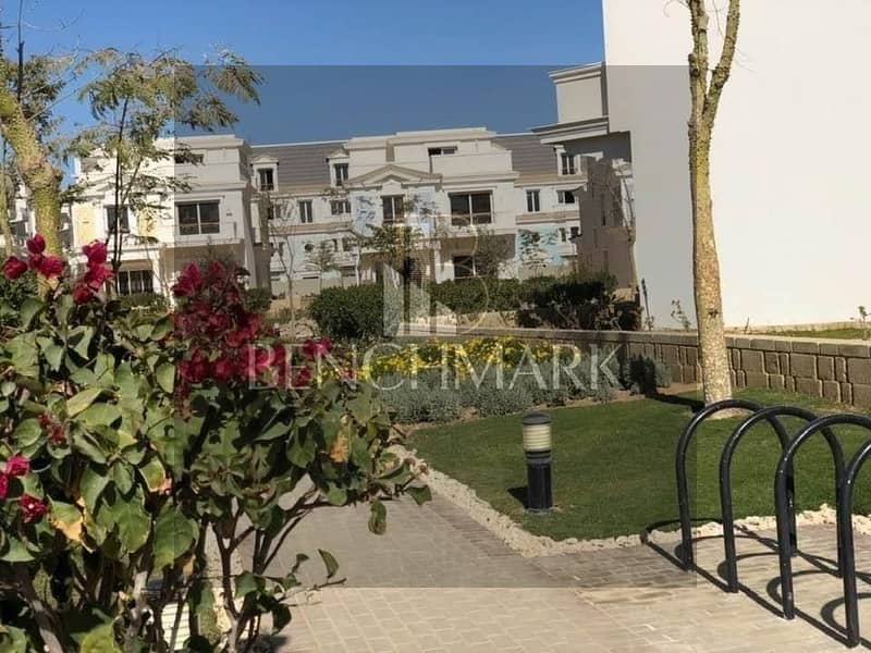 Townhouse villa, 185m, 3 rooms, for sale in Kingsway Compound, the new Mountain View project in October with installments over 8 years without interet 13