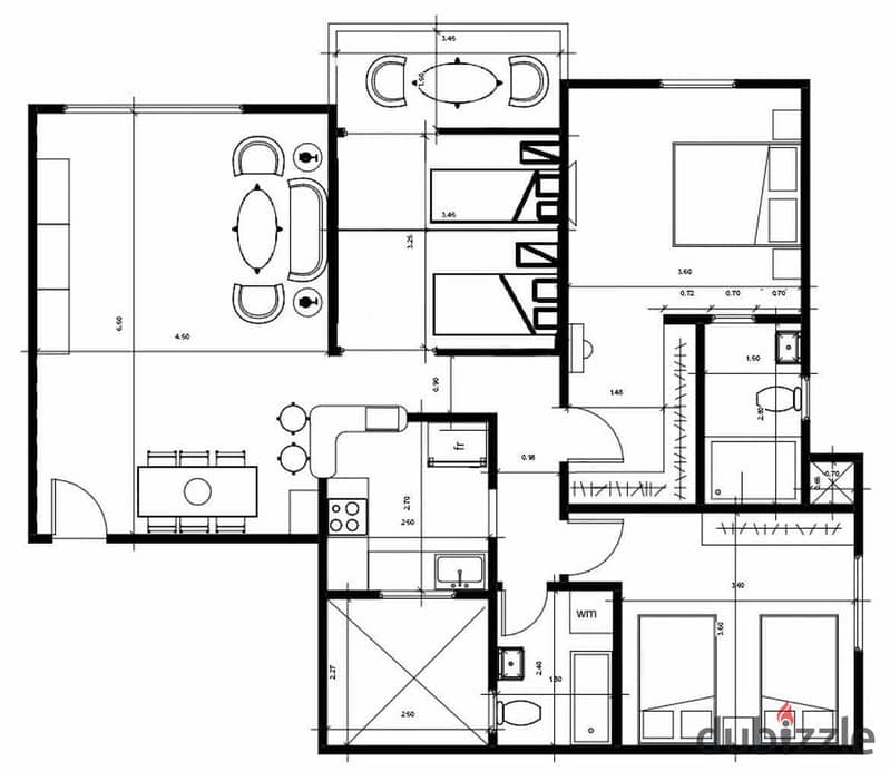 Apartment for sale with immediate sea receipt in Taj Sultan Compound, New Cairo, area of ​​130 square meters 2