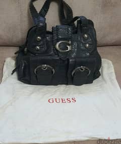 Original true leather Guess large bag as new