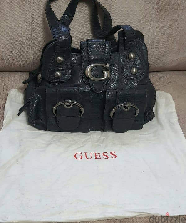 Original true leather Guess large bag as new 0