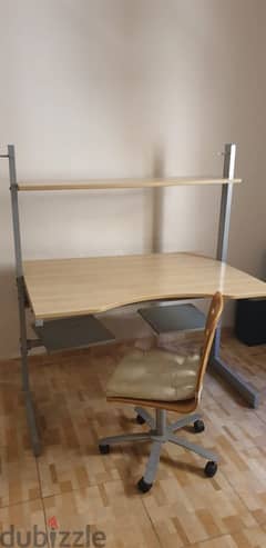 IKEA desk with chair 0