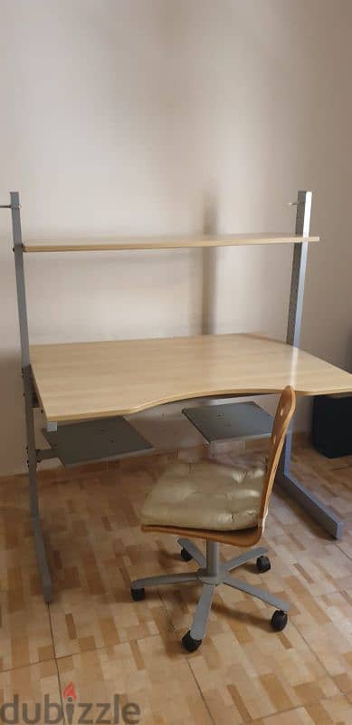 IKEA desk with chair