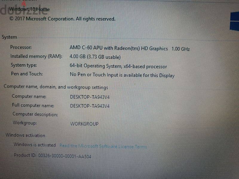 notebook acer aspir one 4