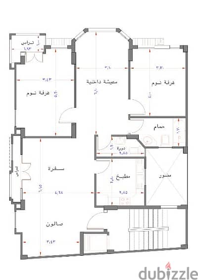 شقة مميزه بدمنهور شارع السودان