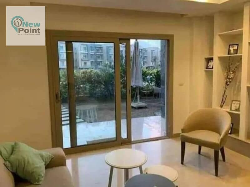 Apartment with garden for immediate delivery for sale in Galleria Fifth Settlement 1