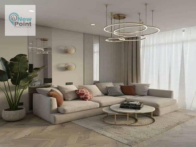 Fully Finished Apartment with a distinctive view for sale in Rosail Compound, New Cairo 0