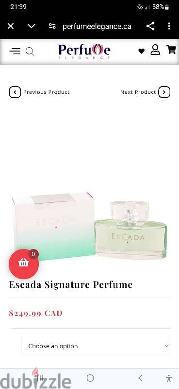 ESCADA PERFUM 75 ml ,attractive price 3