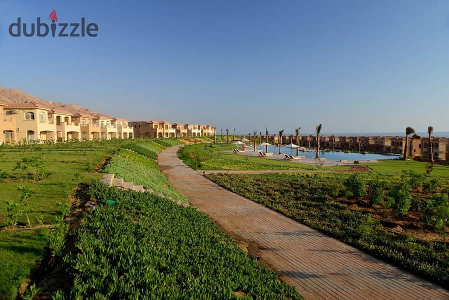 Chalet for sale (99 sqm) in a private garden in the village of Telal Ain Sokhna Telal Ain Sokhna with a view on the lagoon 10