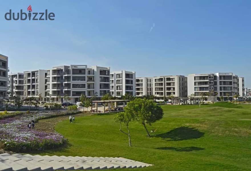 The last apartment, 130 m, two rooms, for sale on the Suez Road in Taj City Compound, at the lowest price 7