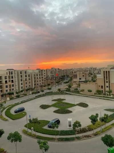 3-bedroom apartment, 156 m, for sale, repeated floor, direct view of villas and garden, in Sarai Compound next to Madinaty, with a 42% discount