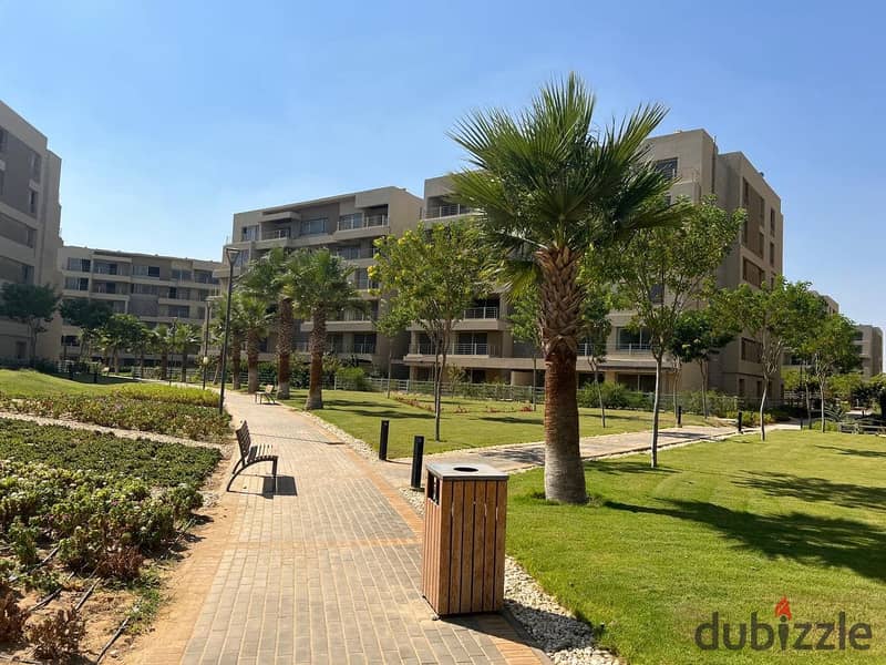 Fully finished apartment   Badia Palm Hills Compound    In the city of 6 October   Minutes away from Al-Wahat Road   Apartment area 154 m 2