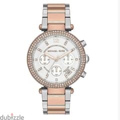 Micheal Kors Watch-Rose gold in silver