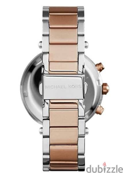 Micheal Kors Watch-Rose gold in silver 1