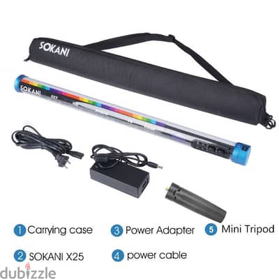 Sokani x25 tube lighting