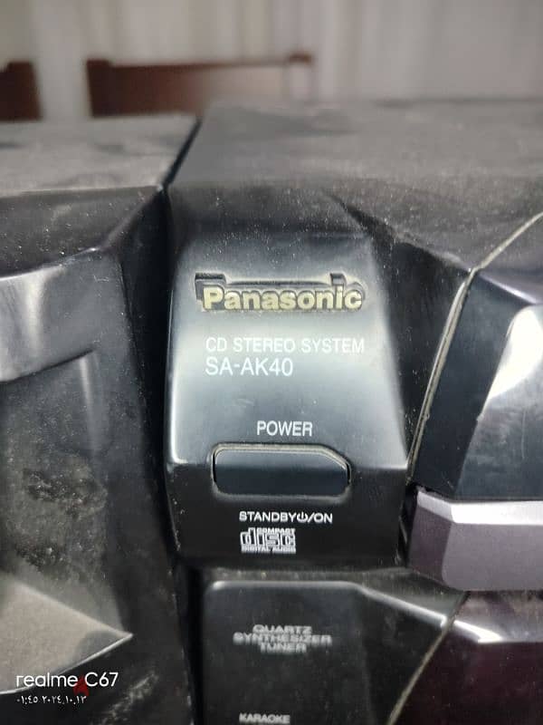 مشغل موسيقى Panasonic Ak40 4