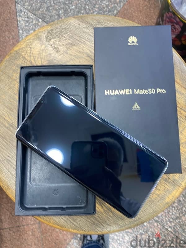 Huawei Mate 50 Pro dual sim 256G Silver Black جديد 1