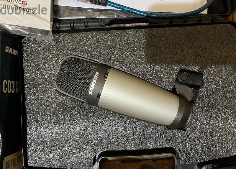 Microphone Samson C03 + M- Audio M- Track DUO 2