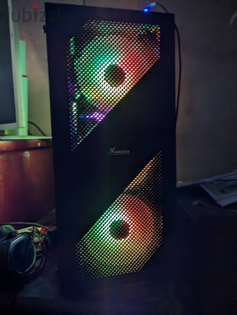 كيسة Xander Ahlan + باور سبلاي معتمد thermaltake Tr2 600W 1