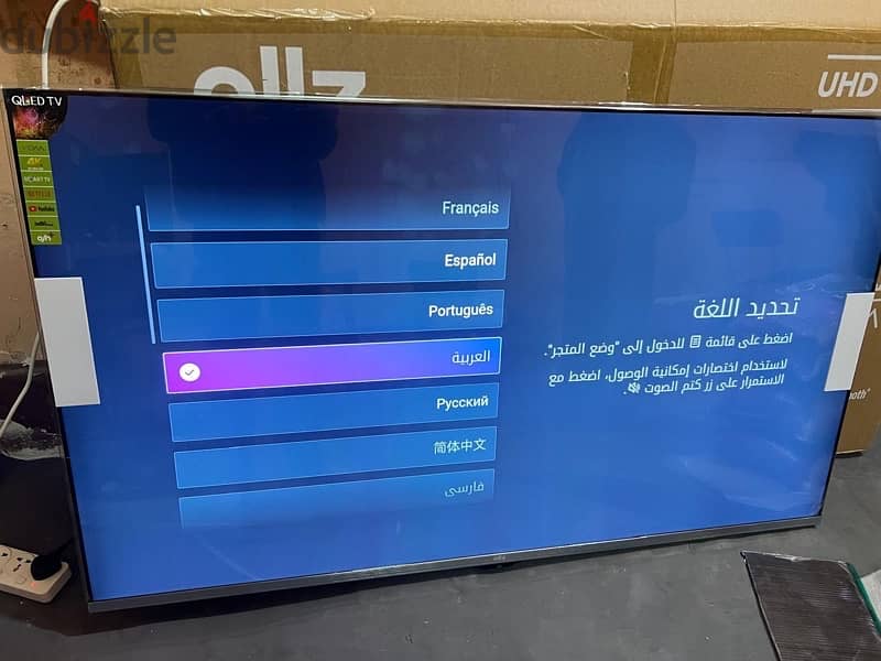 OllZ 65" QLED 4K Smart TVشاشه سمارت زيرو مقاس 65 استيراد الكويت 1