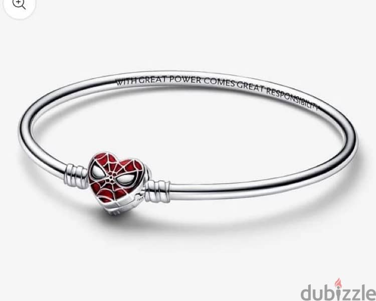 Pandora bracelet and charm (Marvel Spiderman) 0