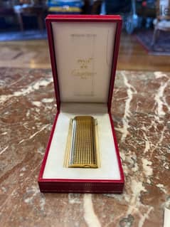 Cartier  gold plated lighter