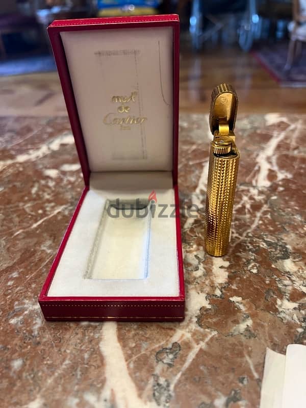 Cartier  gold plated lighter 2