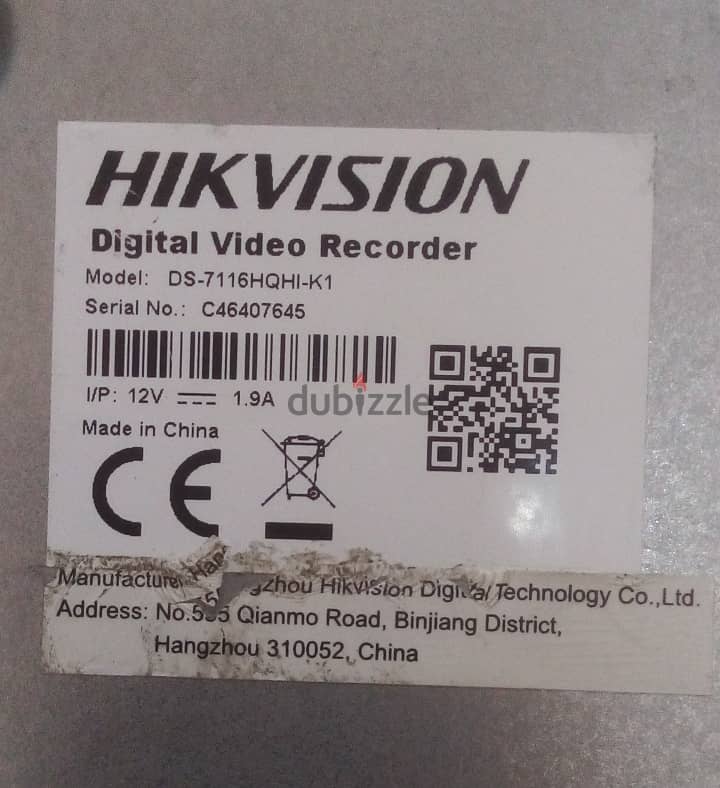 DVR HIKVISION 4