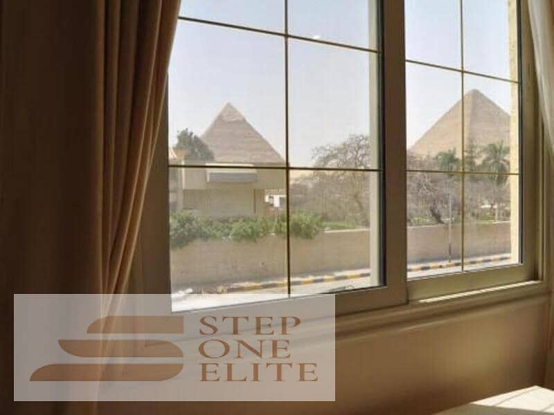 Two-room apartment for sale in installments, view on the pyramids ((immediate delivery)) in 6th of October 4