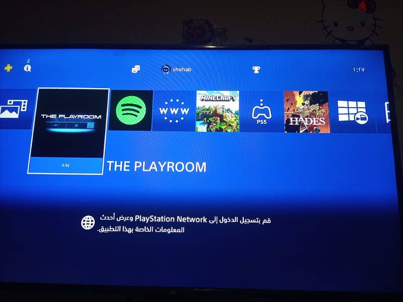 جهاز ps4 برو 1تيرا +دراعين 6