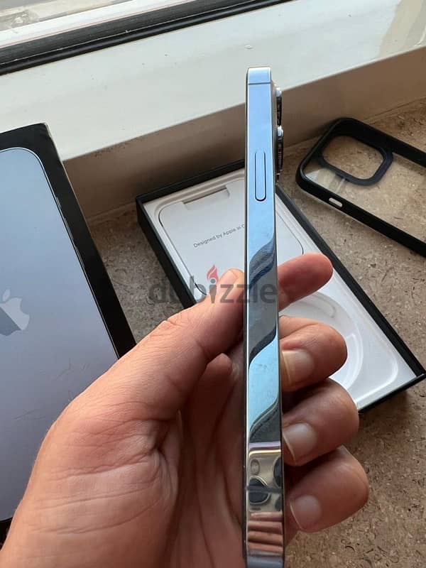 Mobile iPhone 13 Pro 128 Blue, موبايل ايفون ١٣ برو ١٢٨ لبني 7